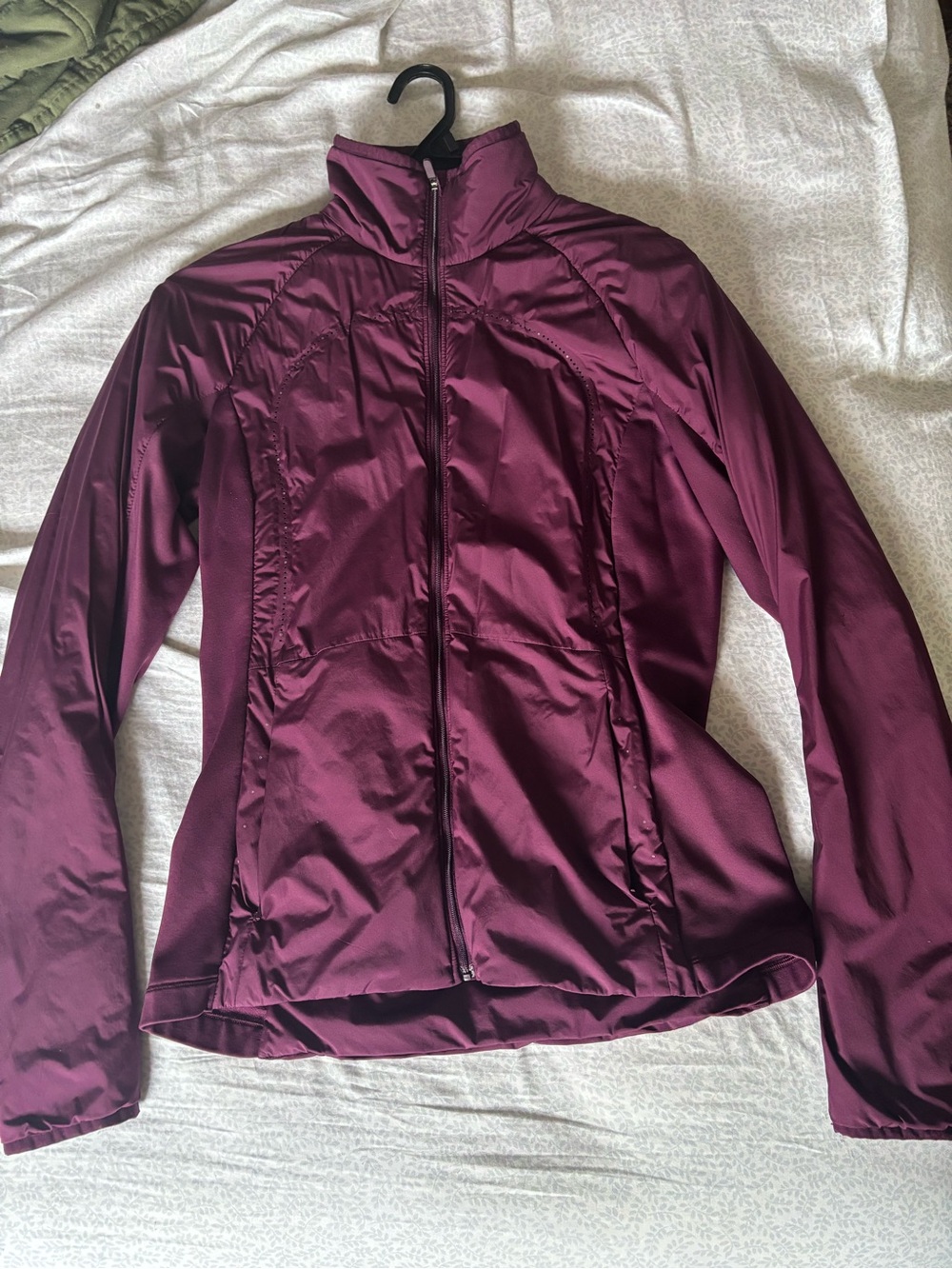 lululemon athletica Plum Full-Zip Bomber Jacket